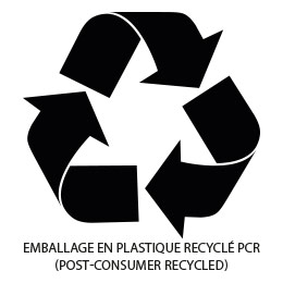 Emballage en plastique recyclé PCR (Post-Consumer Recycled)