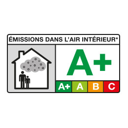 Emission qualité de l'air classement A+