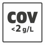 Cov < 2 g/litre